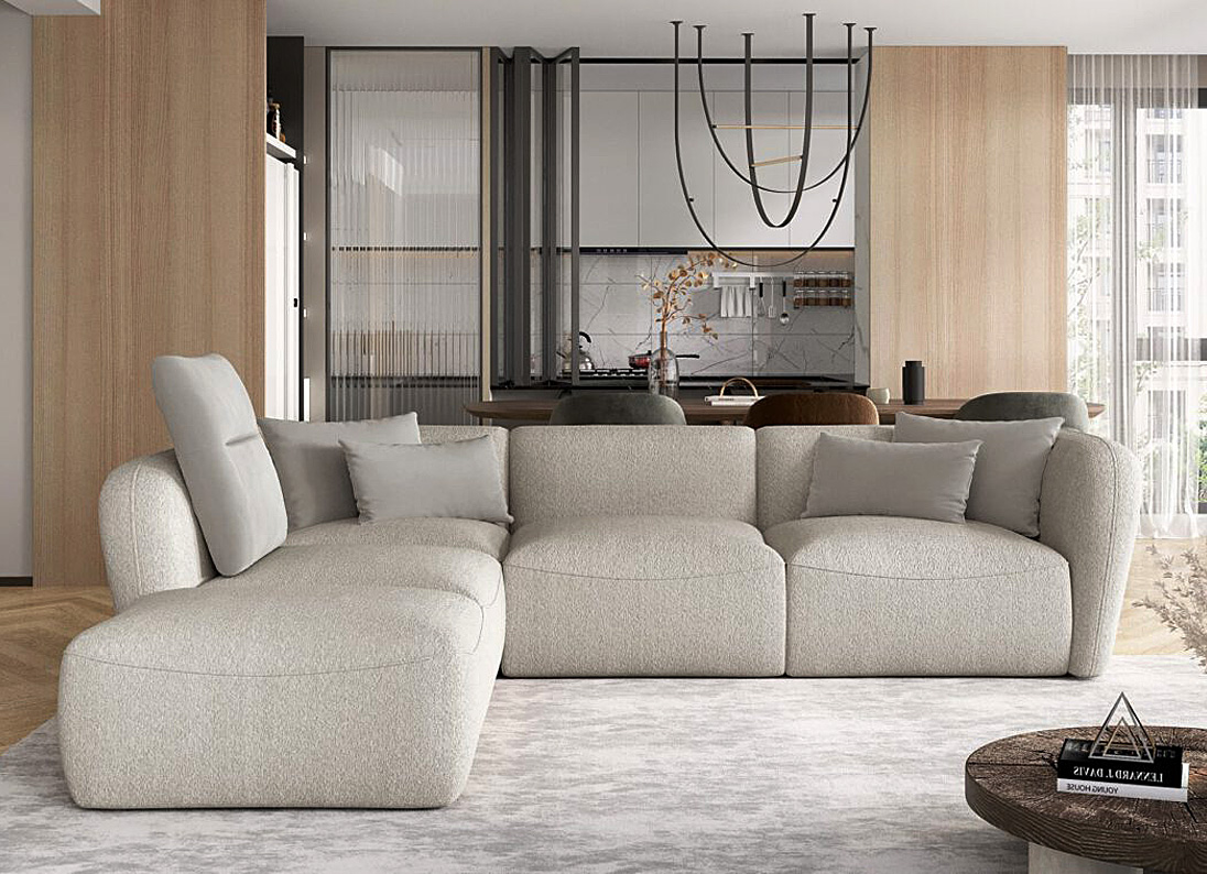 NAROŻNIK CANDELLO L - SUPER NOWOCZESNY NAROŻNIK