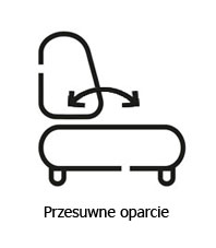przesuwane oparcie