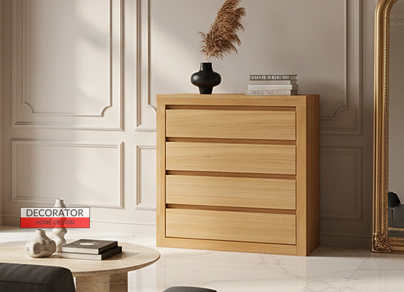 KOMODA SZUFLADOWA DĘBOWA OD DECORATOR SWARZEDZ