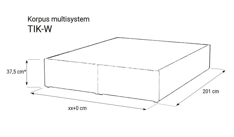 TIK W _WYSOKI BOXSPRING