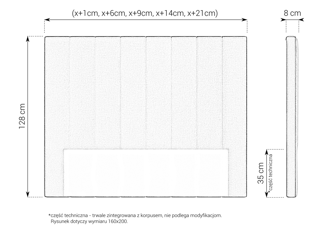zagłówek łóżka z 249 mk foam koło
