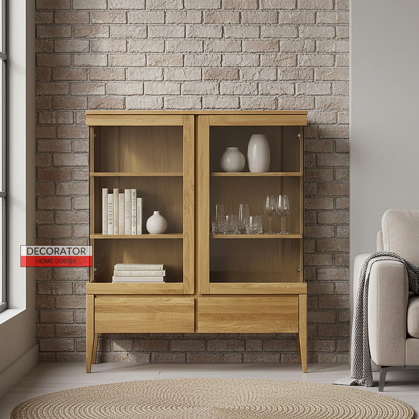 WITRYNA RETRO 6 DĘBOWA OD DECORATOR SWARZEEDZ