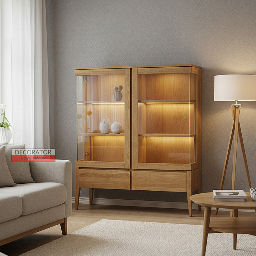 WITRYNA RETRO 6 DĘBOWA OD DECORATOR SWARZEEDZ
