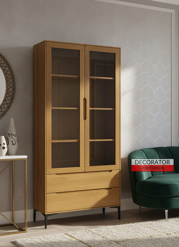 witryna 21 Modern, bukowa na nóżkach