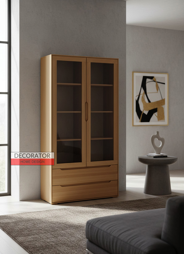 witryna 21 Modern, bukowa na nóżkach